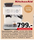 Espressomaschine „Artisan“ von KitchenAid im aktuellen Segmüller Prospekt für 799,00 €