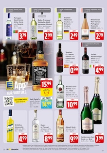 Jack Daniels im EDEKA Prospekt "Aktuelle Angebote" mit 50 Seiten (Aschaffenburg)