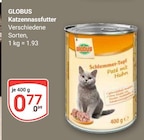 Aktuelles Katzennassfutter Angebot bei GLOBUS in Mannheim ab 0,77 €