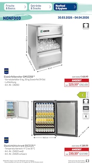 Kühlschrank im METRO Prospekt "Wochenangebote" mit 54 Seiten (Neumünster)
