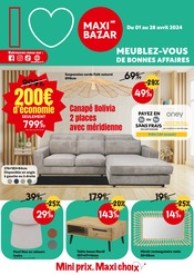 Table Basse Angebote im Prospekt "Meublez-vous de bonnes affaires" von Maxi Bazar auf Seite 1