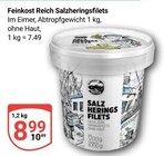 Aktuelle Lachs Angebote bei GLOBUS in Duisburg Aktuelles Salzheringsfilets Angebot bei GLOBUS in Duisburg ab 8,99 €