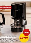 Aktuelles Kaffeemaschine UNO CM1218 Angebot bei Penny in Jena ab 19,99 €