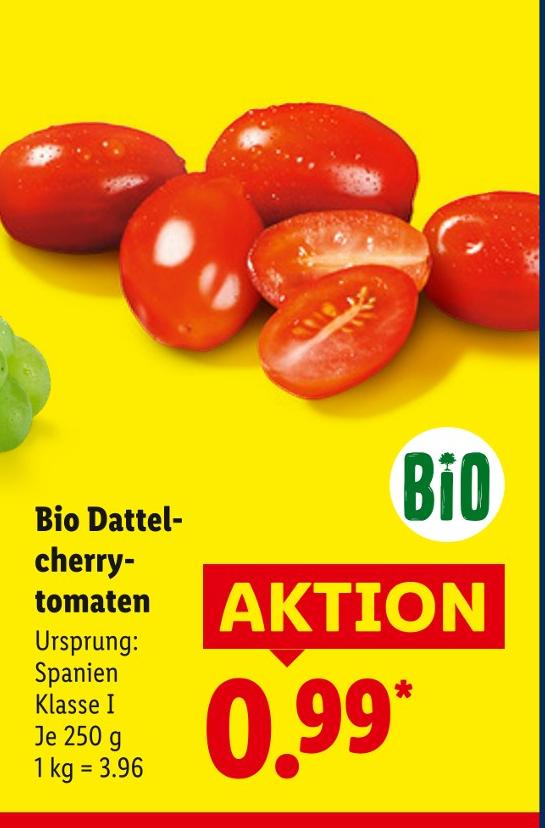 Bio Dattel-cherry-tomaten
