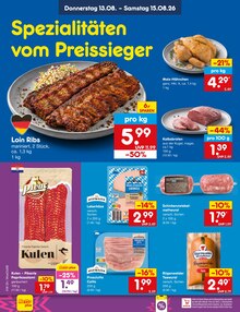 Mettwurst im Netto Marken-Discount Prospekt "Aktuelle Angebote" mit 77 Seiten (Karlsruhe)