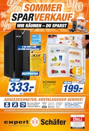 expert Schäfer Prospekt für Montabaur: "SOMMER SPARVERKAUF, WIR RÄUMEN - DU SPARST", 1 Seite, 02.08.2025 - 08.08.2025