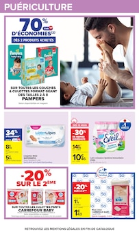 Promotion Pampers dans le prospectus Carrefour, valable du 13/10/2026 au 26/10/2026 Promo Pampers dans le catalogue Carrefour du moment à la page 54