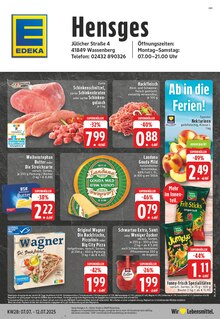EDEKA Prospekt der KW 27 "Aktuelle Angebote" Aktueller EDEKA Prospekt "Aktuelle Angebote" Seite 1 von 24 Seiten