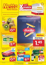 Netto Marken-Discount Prospekt "Aktuelle Angebote" für Greiz, 46 Seiten, 23.01.2023 - 28.01.2023