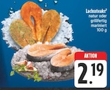 Lachssteaks natur im Angebot bei EDEKA in Coburg Lachssteaks natur Angebote bei EDEKA Coburg für 2,19 €