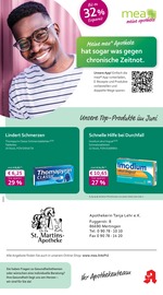 Aktueller mea - meine apotheke Apotheke Prospekt in Tapfheim und Umgebung, "Unsere Juni-Angebote" mit 4 Seiten, 01.06.2025 - 30.06.2025
