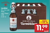 Aktuelle Bier Angebote bei Netto Marken-Discount in Speyer Aktuelles Landbier Angebot bei Netto Marken-Discount in Speyer ab 11,99 €