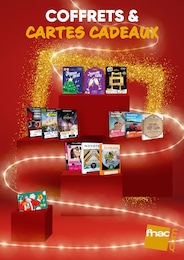 Prospectus Fnac à Arras, "COFFRETS & CARTES CADEAUX", 1 page, 13/11/2025 - 31/12/2025