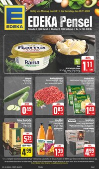 EDEKA Prospekt Wir lieben Lebensmittel! mit  Seiten