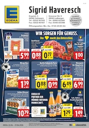 EDEKA Supermarkt Prospekt der aktuellen Woche mit 24 Seiten, gültig von 22.06.2026 bis 27.06.2026, in Ladbergen und Umgebung Aktueller EDEKA Supermarkt Prospekt in Ladbergen und Umgebung, "Aktuelle Angebote" mit 24 Seiten, 22.06.2026 - 27.06.2026