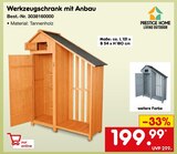 Werkzeugschrank mit Anbau Angebote von Prestige Home Living Outdoor bei Netto Marken-Discount Sindelfingen für 199,99 €