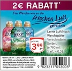 Luftfrisch Weichspüler im Angebot bei GLOBUS in Nettetal Luftfrisch Weichspüler Angebote von Lenor bei GLOBUS Nettetal für 3,99 €