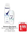 Deo Spray im Angebot bei Hieber in Freiburg Deo Spray Angebote von Rexona bei Hieber Freiburg für 1,99 €