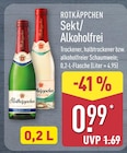 Sekt/Alkoholfrei im Angebot bei ALDI Nord in Coesfeld Sekt/Alkoholfrei Angebote von Rotkäppchen bei ALDI Nord Coesfeld für 0,99 €