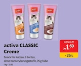Aktuelles CLASSIC Creme Angebot bei DAS FUTTERHAUS in Magdeburg ab 1,69 €