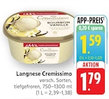 Cremissimo Bourbon Vanille Angebote von Langnese bei EDEKA Tübingen für 1,59 €