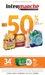 Catalogue Supermarchés de Intermarché Super à La Fare-en-Champsaur, avec 28 pages Prospectus Supermarchés de Intermarché Super à La Fare-en-Champsaur: "-50% DE REMISE IMMÉDIATE SUR LE 2ÈME", 28 pages, 11/08/2026 - 23/08/2026