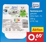 Speisequark im Angebot bei Netto Marken-Discount in Freiburg Speisequark Angebote von Gutes Land bei Netto Marken-Discount Freiburg für 0,69 €