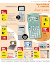 Calculatrice Angebote im Prospekt "LA RENTRÉE DE TOUS LES RECORDS" von Carrefour auf Seite 67