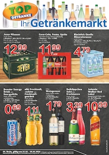 Aktueller TOP Getränke Prospekt (Meerbusch, 4 Seiten zum blättern TOP Getränke Prospekt Aktuelle Angebote mit 4 Seiten