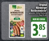 Aktuelle Bratwurst Angebote bei EDEKA in Ingolstadt Aktuelles Original Nürnberger Rostbratwürste Angebot bei EDEKA in Ingolstadt ab 3,85 €