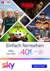 Aktueller Sky Elektromarkt Prospekt in Alsheim und Umgebung, "Einfach fernsehen" mit 4 Seiten, 01.10.2024 - 31.10.2024