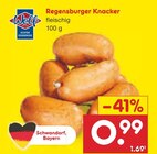 Regensburger Knacker bei Netto Marken-Discount im Prospekt "" für 0,99 €