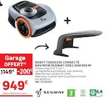 Robot Tondeuse Connecté Navimow 1208 LiDAR 800 m² - SEGWAY - LEROY MERLIN Robot Tondeuse Connecté Navimow 1208 LiDAR 800 m² - SEGWAY à 949,00 € dans le catalogue LEROY MERLIN