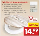 WC-Sitz mit Absenkautomatik Angebote bei Netto Marken-Discount Lüneburg für 14,99 €