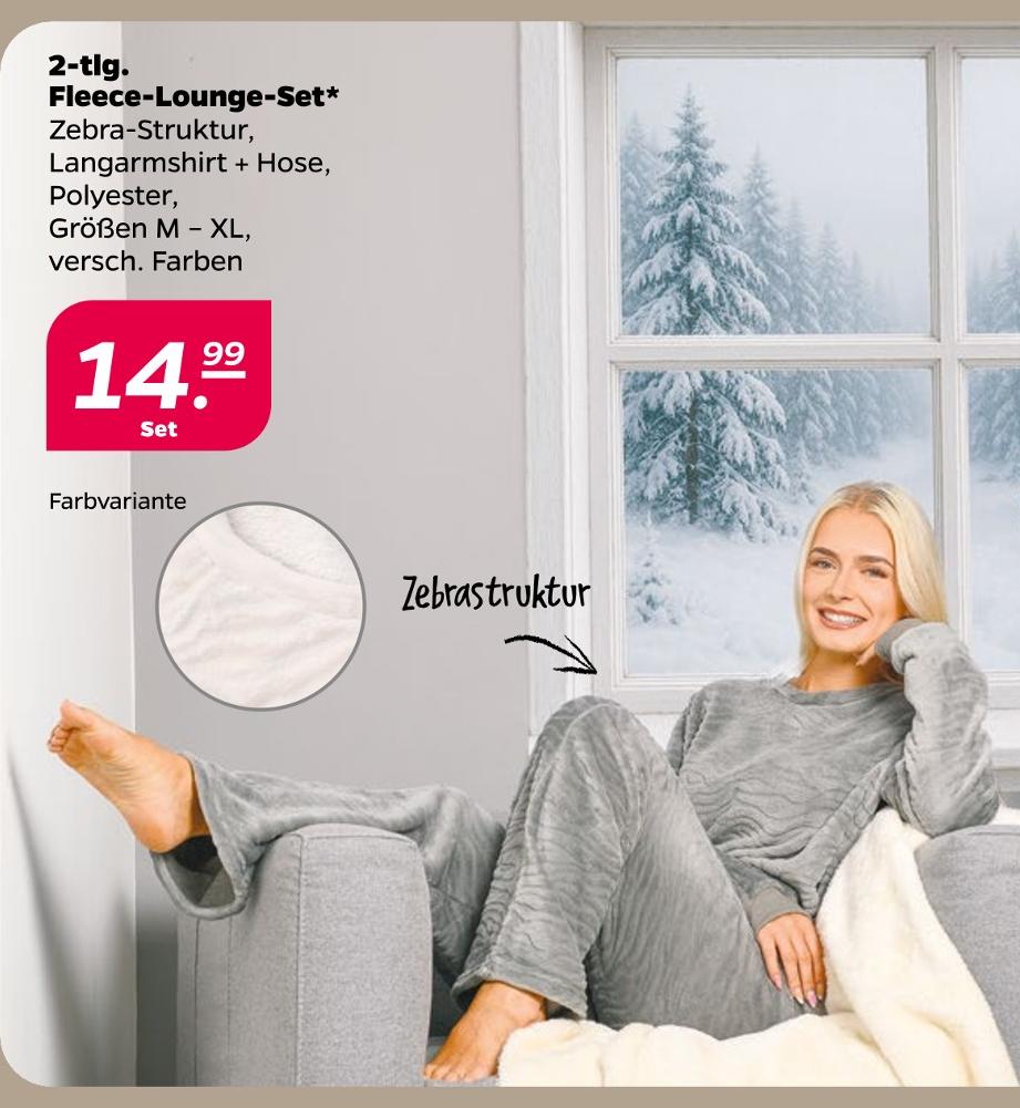 2-tlg. Fleece-Lounge-Set