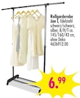 Rollgarderobe Jan I im Angebot bei SB Möbel Boss in Erfurt Rollgarderobe Jan I Angebote bei SB Möbel Boss Erfurt für 6,99 €