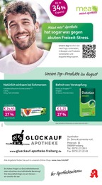 mea - meine apotheke Prospekt für Freiberg: "Unsere August-Angebote", 4 Seiten, 01.08.2026 - 31.08.2026