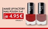 NAIL POLISH von MAKE UP FACTORY im aktuellen Müller Prospekt für 4,95 €