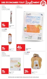 Prix et réduction Saucisson dans le prospectus Carrefour en cours Offre Saucisson dans le catalogue Carrefour du moment à la page 3