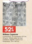 Rideau Cayenne - ROCLE en promo chez LaMaison.fr Caen à 52,90 €