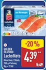 Lachsfilets von Golden Seafood für 4,39 € bei ALDI Nord im Angebot Lachsfilets von Golden Seafood im aktuellen ALDI Nord Prospekt