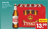 Aktuelles Tyskie Pils Angebot bei Netto Marken-Discount in Hemer ab 13,99 €