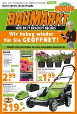 Globus-Baumarkt Prospekt für Halle mit 24 Seiten Globus-Baumarkt Prospekt für Halle: "WER BAUT BRAUCHT GLOBUS", 24 Seiten, 18.04.2021 - 24.04.2021