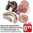 Leberwurst Angebote bei EDEKA Offenbach für 0,99 €