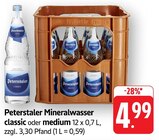Mineralwasser classic Angebote von Peterstaler bei EDEKA Karlsruhe für 4,99 €