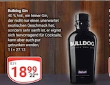 Aktuelles Bulldog Gin Angebot bei GLOBUS in Erlangen ab 18,99 €
