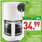 KAFFEEMASCHINE F30908 / F30901 Angebote von KRUPS bei Marktkauf Ibbenbüren für 34,99 €