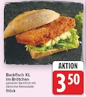 Backfisch XL im Brötchen im aktuellen E center Prospekt