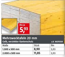 Mehrzwecktafeln 20 mm bei BAUHAUS in Darmstadt Mehrzwecktafeln 20 mm im Angebot bei BAUHAUS Darmstadt