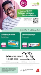 Aktueller mea - meine apotheke Apotheken Prospekt für Offenburg: Unsere Juni-Angebote mit 4} Seiten, 01.06.2026 - 30.06.2026